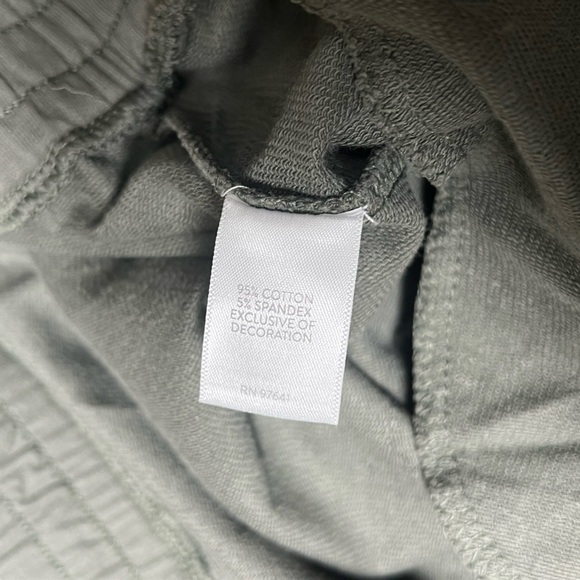 J. Jill NWT watercress green floral embroidered cotton pull on drawstring skirt - Picture 10 of 11